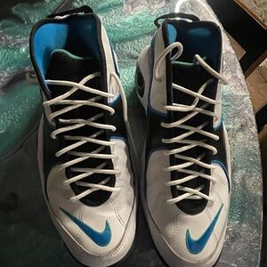 Nike Air Zoom 95 Flight Sneakers in Black, Blue, and White